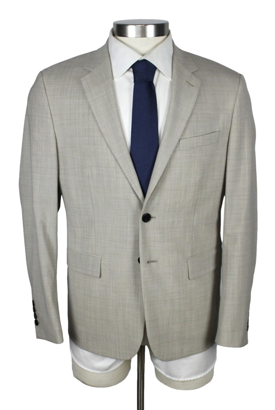 Theory Chambers Sport Coat 38 S Mens Sand Melange Slim Fit Wool New Tailor 2